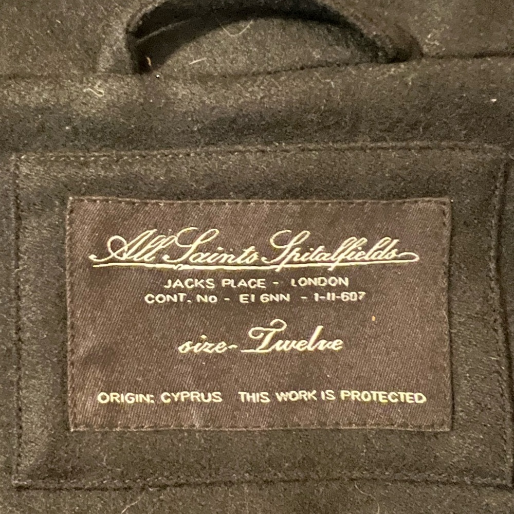 All Saints Wool Jacket - Picture 5 of 5